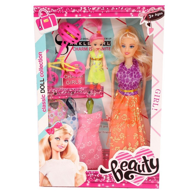 Boneca Infantil Fashion Com 7 Acessórios Pica Pau