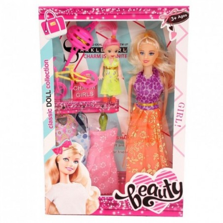 Boneca Infantil Fashion Com 7 Acessórios Pica Pau