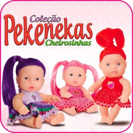 Boneca Infantil Meninas Pekenekas Cheirosinhas Sid nyl