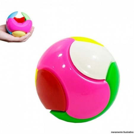 Bola Monta Desmonta Quebra Cabeça Didática Infantil 6,5 Cm
