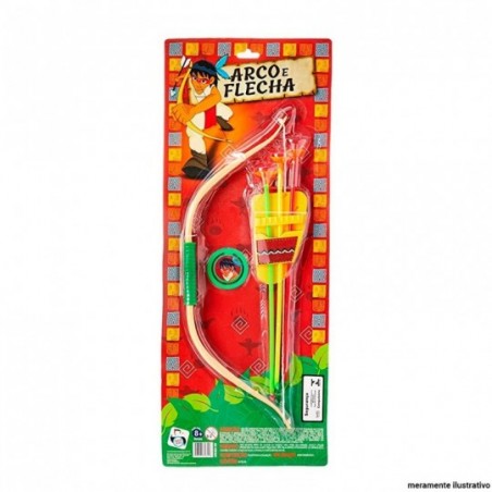 Brinquedo Arqueiro Com Arco E Flechas Infantil Pica Pau