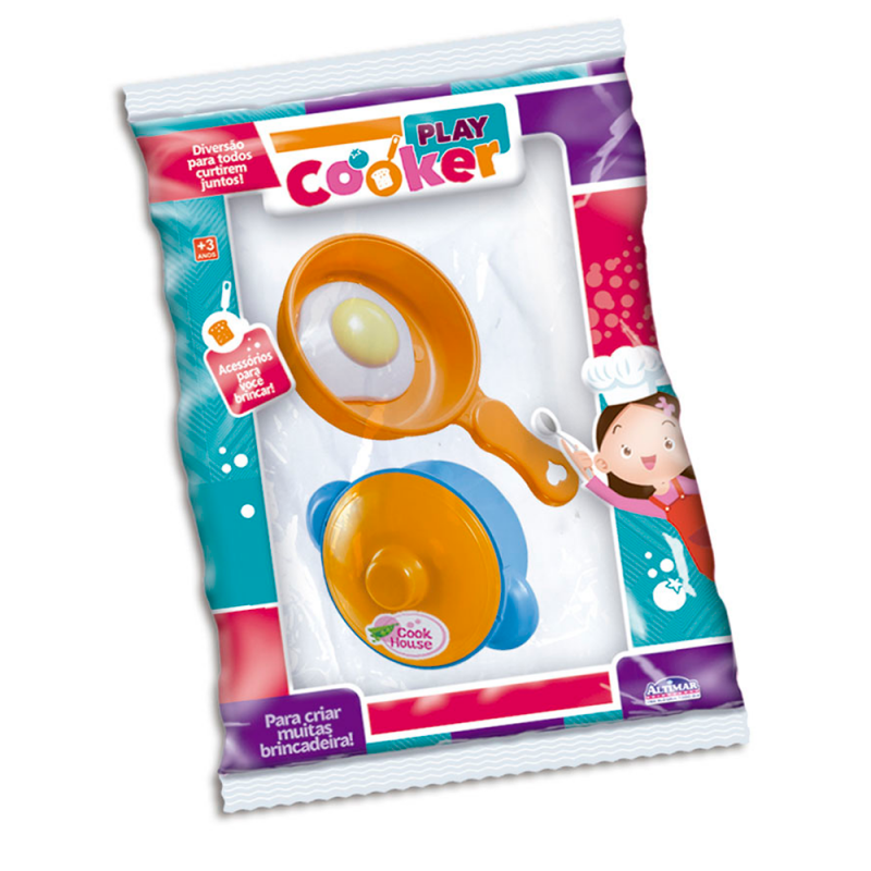 Kit Cozinha Chef Kids Com 3 Acessórios Infantil Altimar