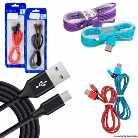 Cabo USB Carregamento Para V8 Modelos Variados
