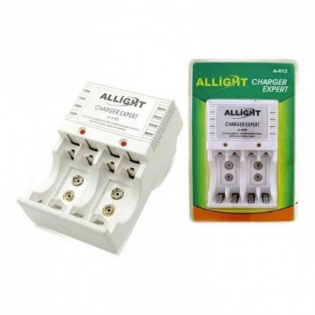 Carregador Pilha Recarregável Para Aa/Aaa/Bateria 9V Bivolt