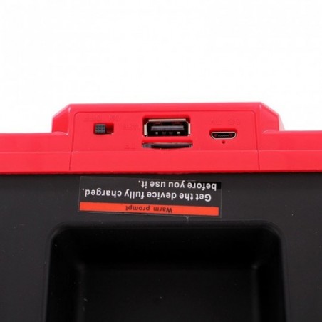 Caixinha De Som Portátil Pendrive Rádio FM LED Altomex