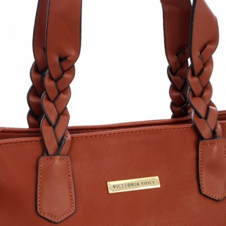 Bolsa Luxo Totem Feminina Grande Alça Dupla Em Tressê