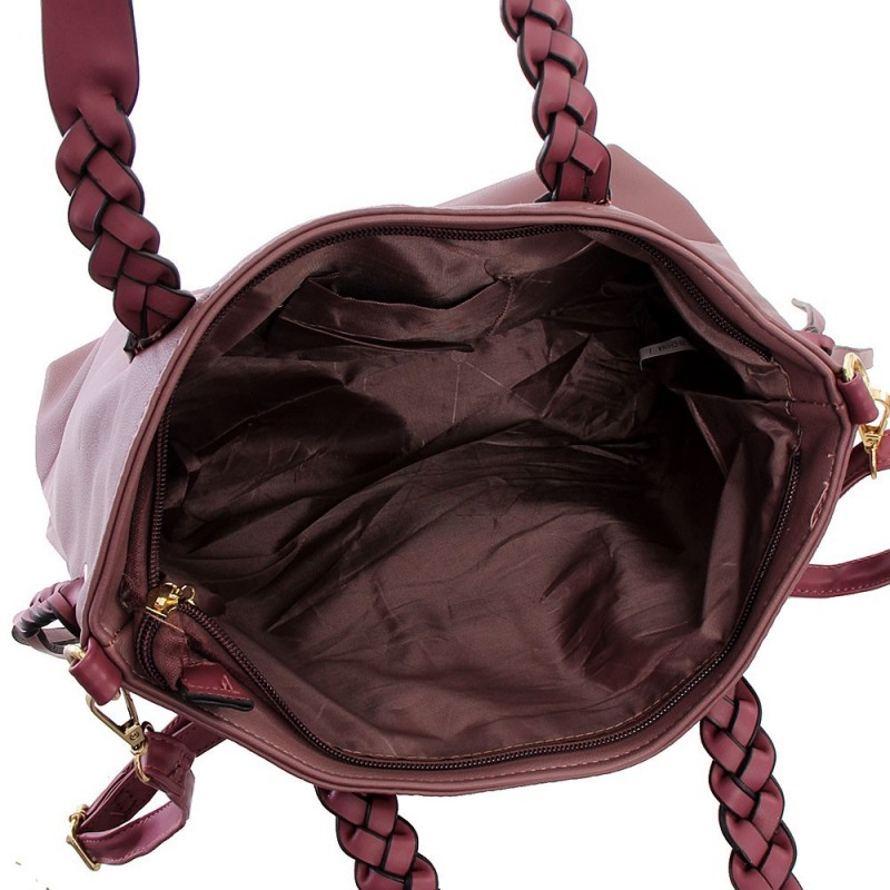 Bolsa Luxo Totem Feminina Grande Alça Dupla Em Tressê