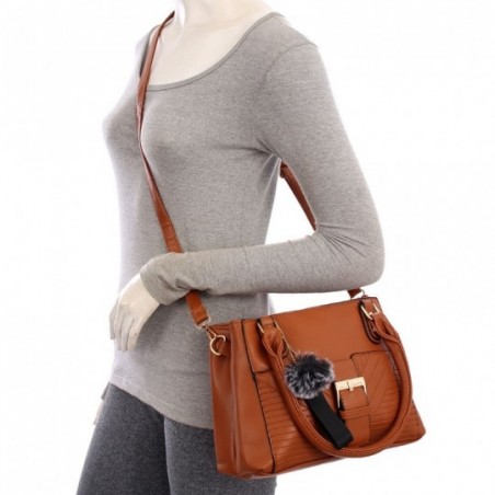 Bolsa Feminina Pequena Executiva Em Alto Relevo Matelassê