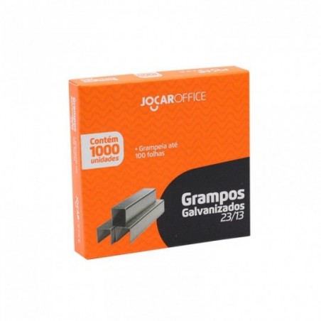 Grampos Galvanizados 23/13 1000 Unidades Jocar Office
