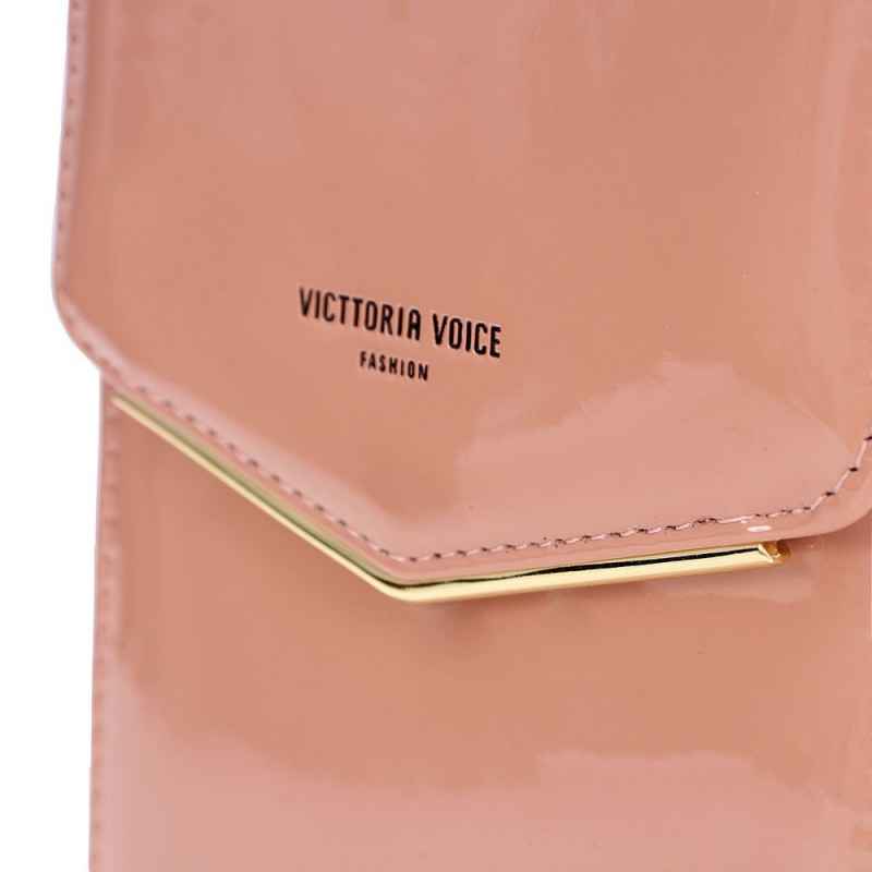 Carteira Luxo Feminina Em Verniz Crossbody Porta Celular