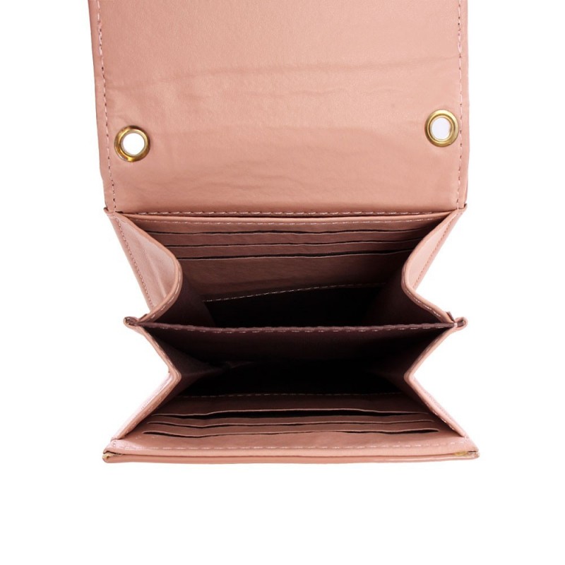 Carteira Luxo Feminina Em Verniz Crossbody Porta Celular
