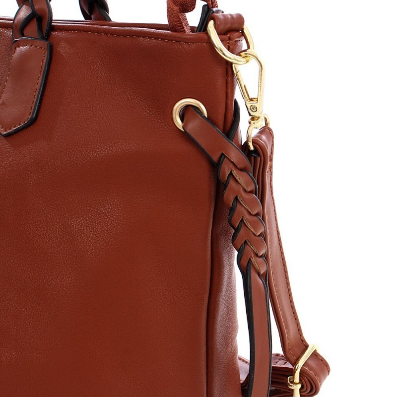 Bolsa Totem Feminina Média Alça Dupla Em Tressê