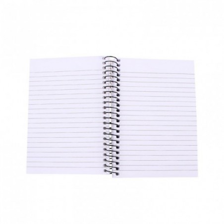 Mini Agenda Escolar Espiral Infantil Com 96 Folhas Branca