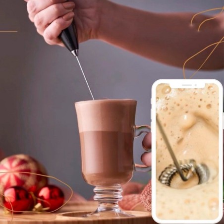 Misturador Mixer De Bebidas Portátil Premium 21,5 cm