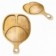Petisqueira Bandeja MDF Com 3 Divisórias 34 cm x 24 cm