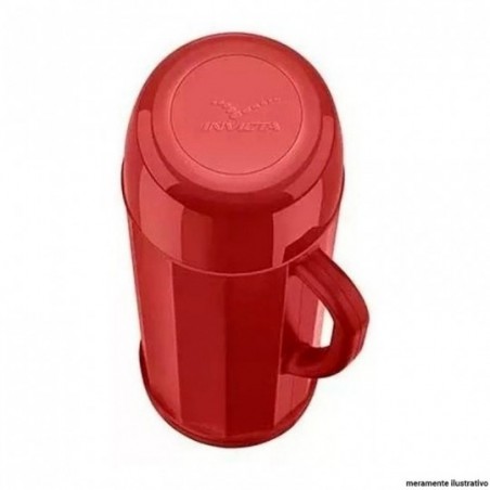 Garrafa Térmica Eureka Vermelho Velvet 1 L Invicta