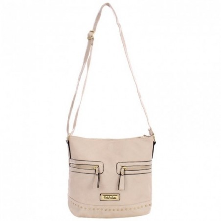 Bolsa Feminina Versátil Em Alto Relevo Cravejada Tachas