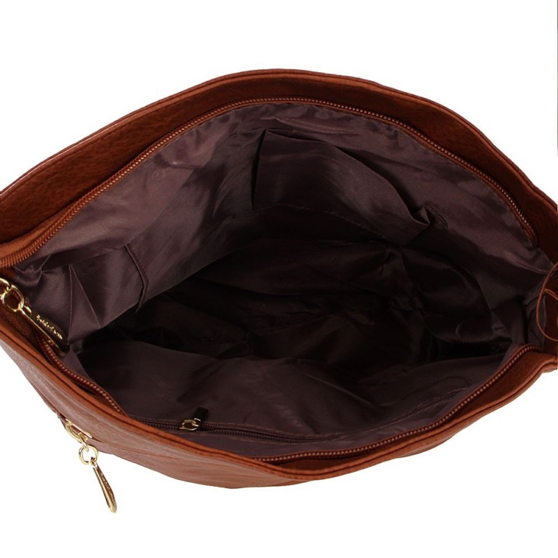 Bolsa Feminina Versátil Em Alto Relevo Cravejada Tachas