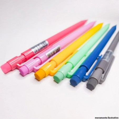Lapiseira Pop 0.7mm C/ Borracha Cor Pastel Sortida Leo E Leo