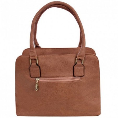 Bolsa Feminina Ombro Média Tachas Cravejadas E Tassel