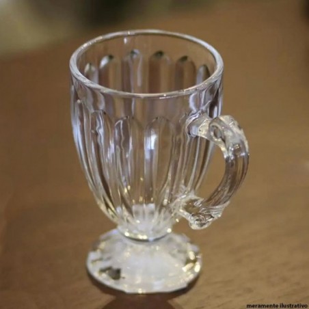 Xícara Taça Para Café Cristal Vidro 100 Ml