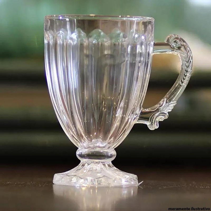 Xícara Taça Para Café Cristal Vidro 100 Ml