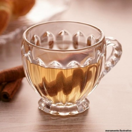 Xícara De Café Vidro Cristal Lyor Lile 200 ML