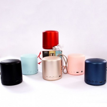 Caixa De Som Colorida Bluetooth TF Auxiliar Altomex AL-6889