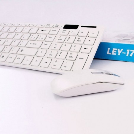 Wireless S/ Fio Mouse Ergonômico + Teclado Lehmox LEY-171