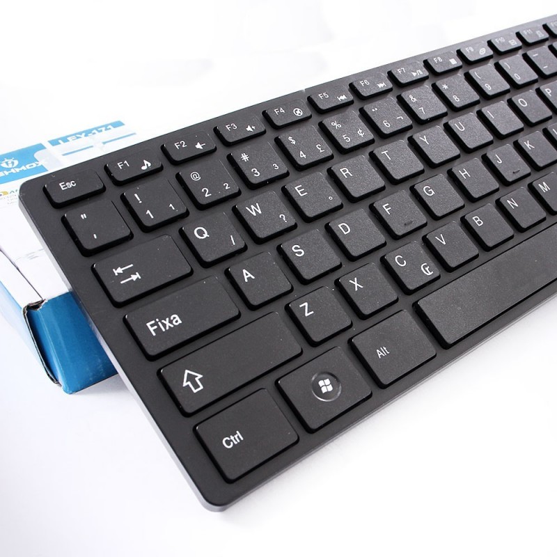 Wireless S/ Fio Mouse Ergonômico + Teclado Lehmox LEY-171