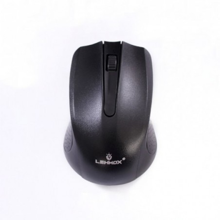 kit Teclado/Mouse S/Fio Wireless Preto À Pilha Lehmox Ley-176