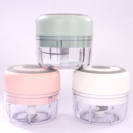 Processador Triturador Alimentos 100Ml Elétrico Recarregável