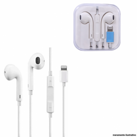 Iphone Fone Ouvido Auricular Branco Altomex AL-X7