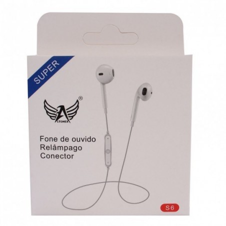 Bluetooth Recarregável Fone Altomex S6 Microfone Esportivo