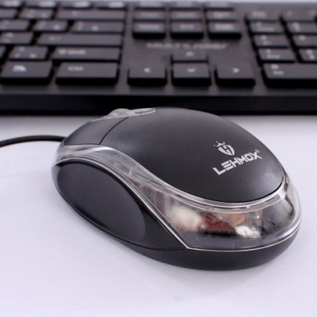 1200 DPI Óptico LED Mouse Com Cabo LEY-28 Lehmox
