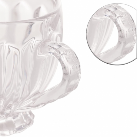 Xícara Vidro Cristal Renaissance 200 Ml