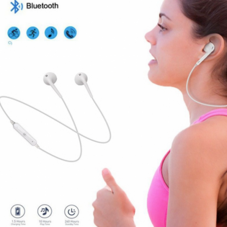 Bluetooth Recarregável Fone Altomex S6 Microfone Esportivo