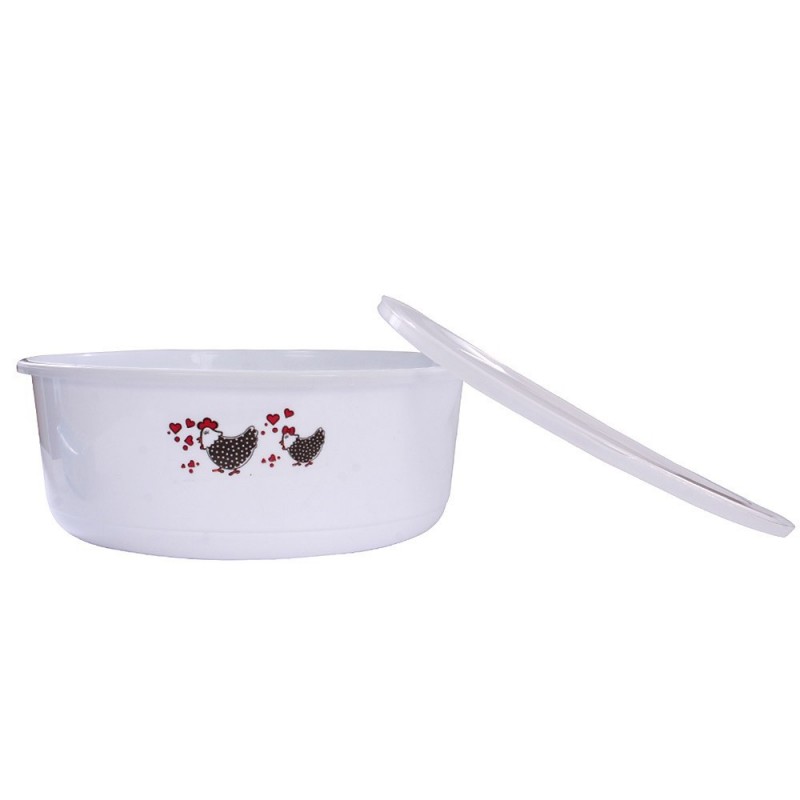 Pote Mantimento Redondo Tampa Hermética 2,8 Litros ErcaPlast