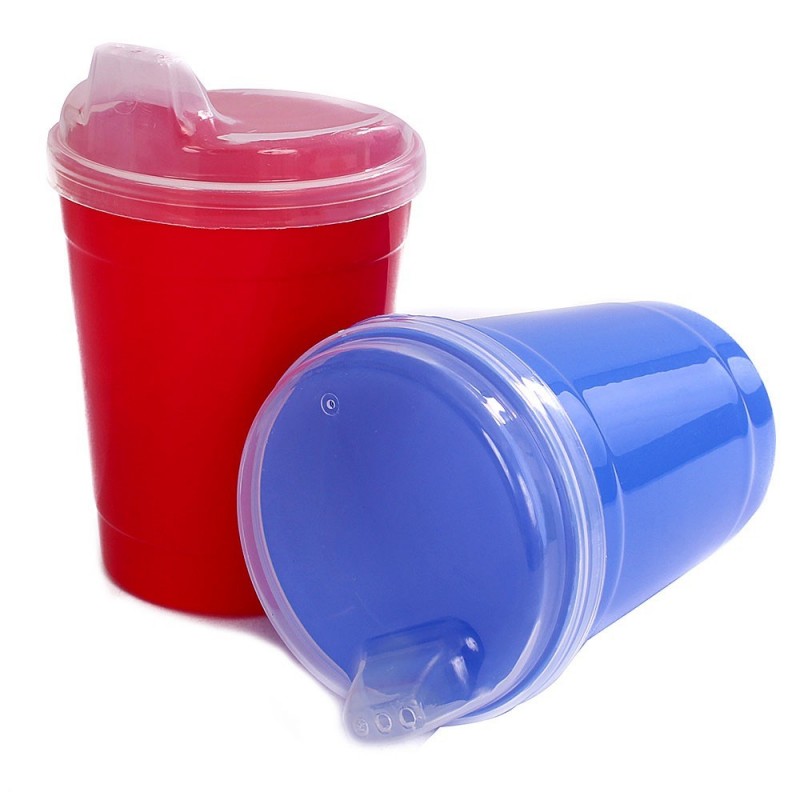 Kit Copo Infantil Chuquinha Bico 2 Peças Colorido ErcaPlast