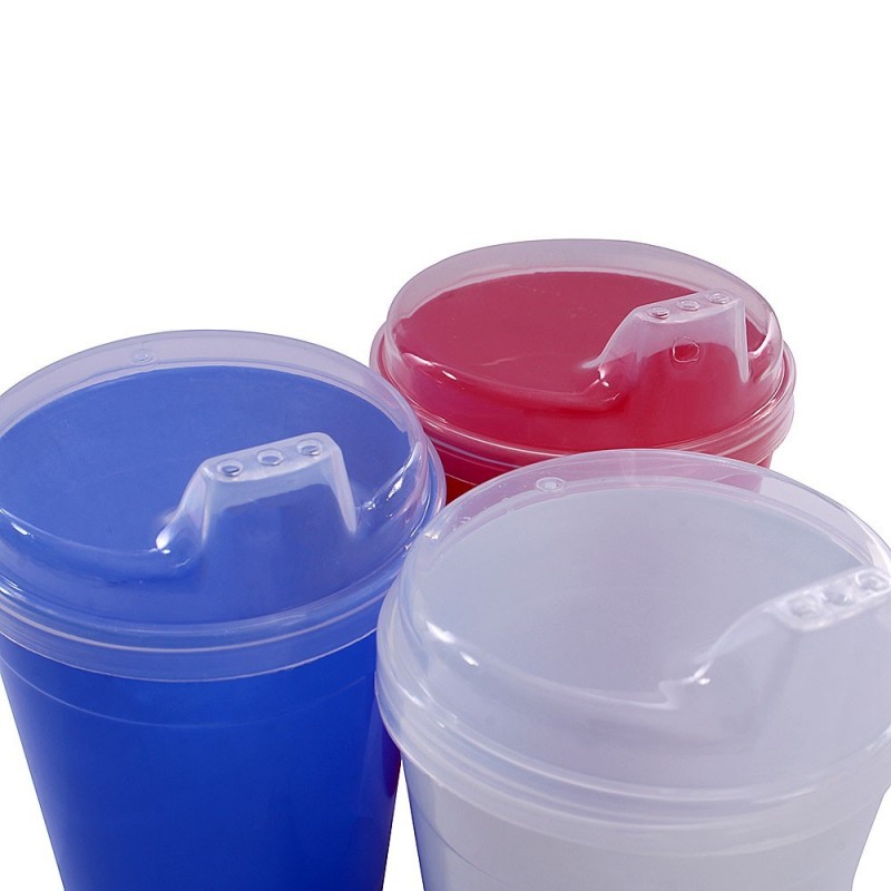 Kit Copo Infantil Chuquinha Bico 2 Peças Colorido ErcaPlast