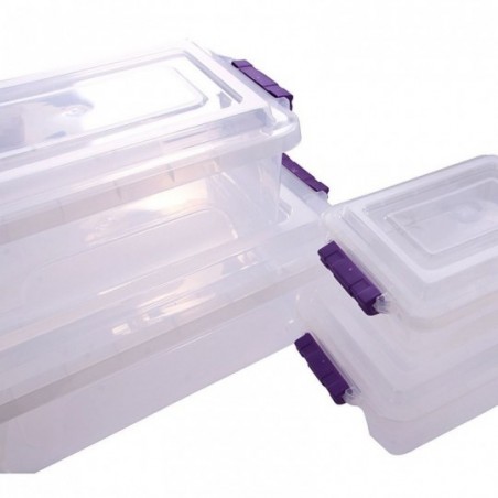 Conjunto 4 Caixas Organizadoras Mulituso ErcaPlast Atacado