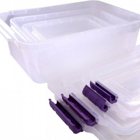 Conjunto 4 Caixas Organizadoras Mulituso ErcaPlast Atacado