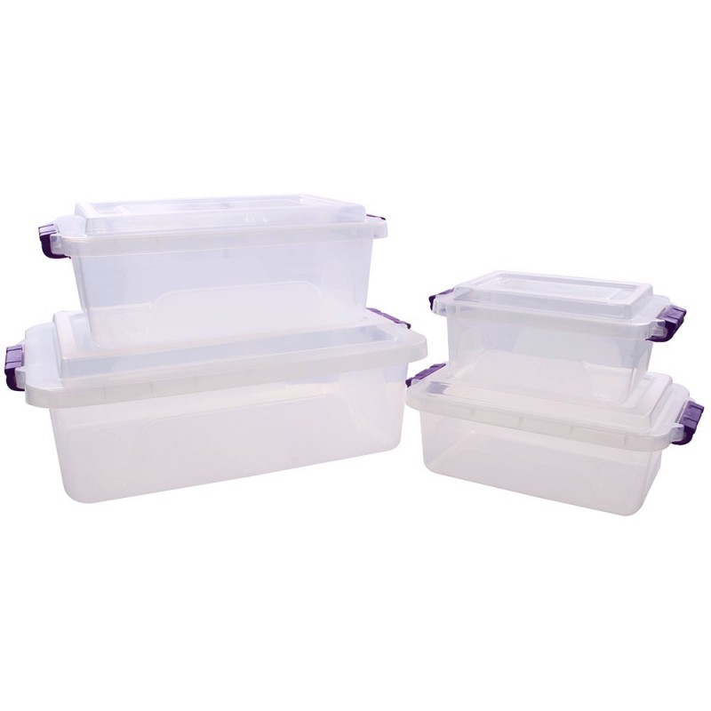 Conjunto 4 Caixas Organizadoras Mulituso ErcaPlast Atacado