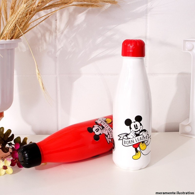 Garrafa Squeeze Mickey Mouse 600 Ml Plasduran No Atacado