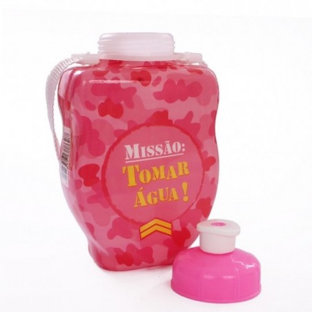 420 Ml Infantil Garrafa Camuflada Meninas Squeeze Plasduran