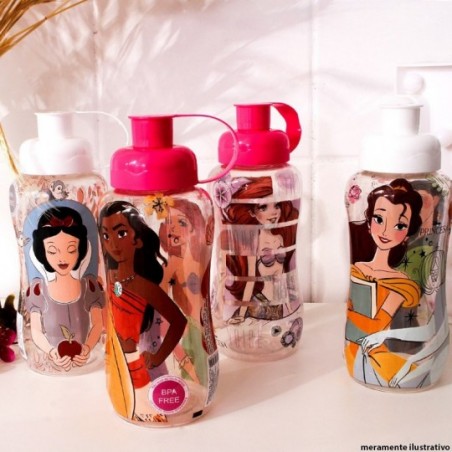 550 Ml Garrafa Meninas Squeeze Princesas Plasduran Atacado