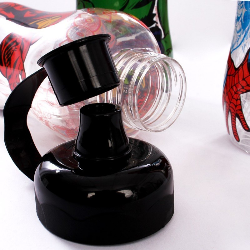 550 Ml Gelo Garrafa Squeeze Heróis Marvel Plasduran Atacado