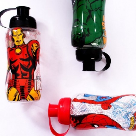 550 Ml Gelo Garrafa Squeeze Heróis Marvel Plasduran Atacado