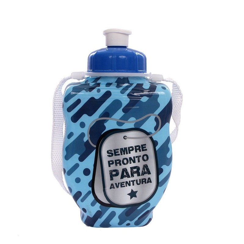 420 Ml Infantil Garrafa Camuflada Meninos Squeeze Plasduran