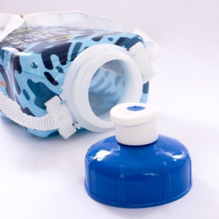 420 Ml Infantil Garrafa Camuflada Meninos Squeeze Plasduran